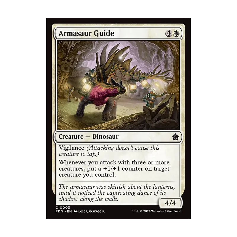 Armasaur Guide - Foundations (Near Mint)
