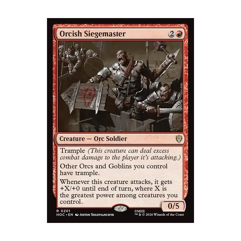 Orcish Siegemaster - The Hobbit Eternal (Near Mint)