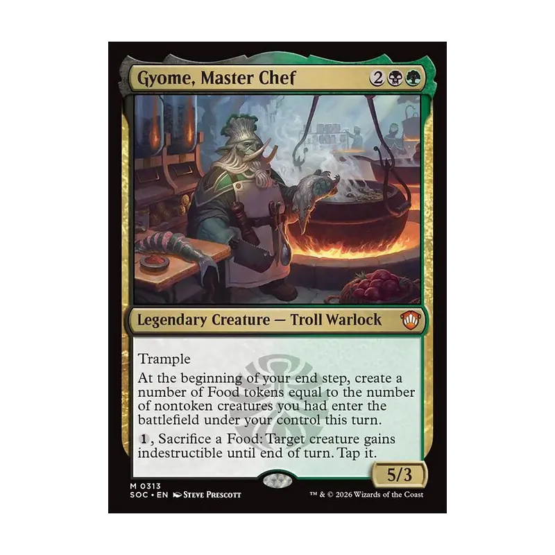 Gyome, Master Chef - Secrets of Strixhaven Commander (Near Mint)