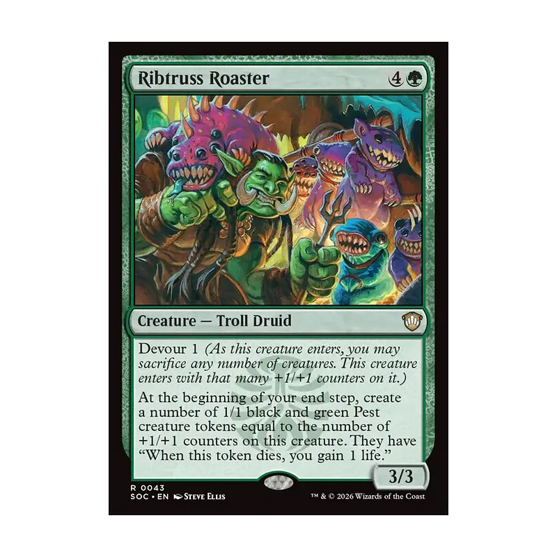 Ribtruss Roaster - Secrets of Strixhaven Commander (Near Mint)