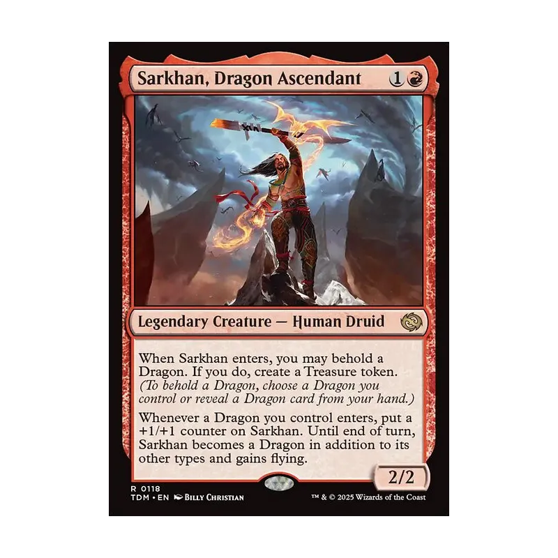Sarkhan, Dragon Ascendant - Tarkir: Dragonstorm (Near Mint)