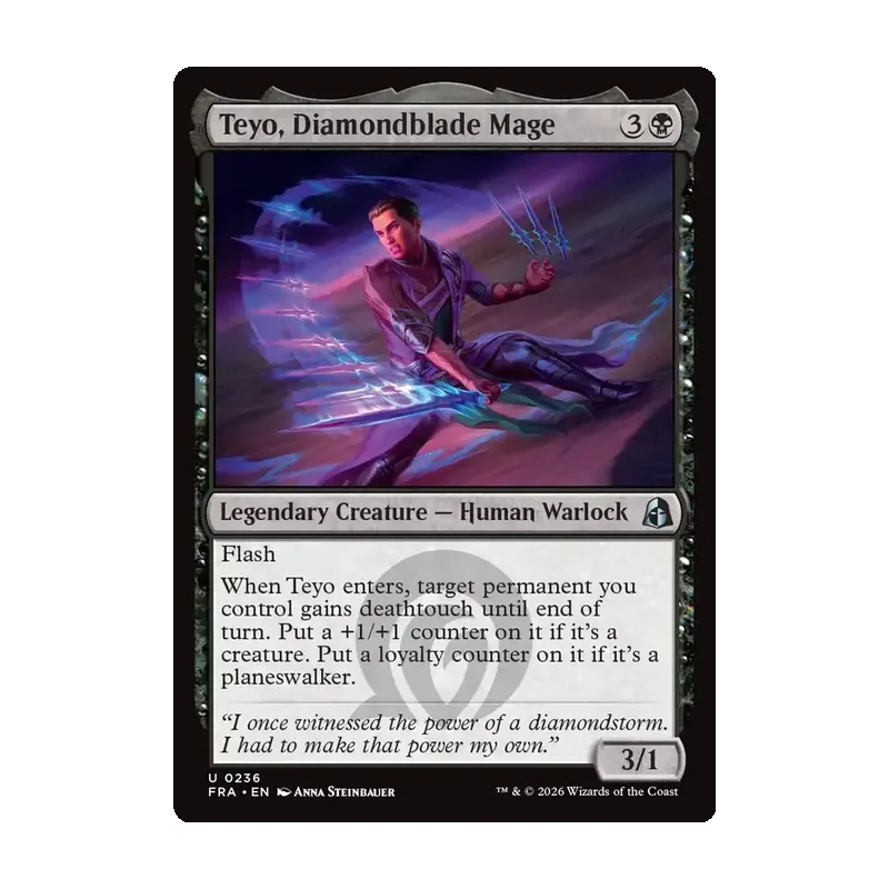 Teyo, Diamondblade Mage - Reality Fracture (Near Mint)