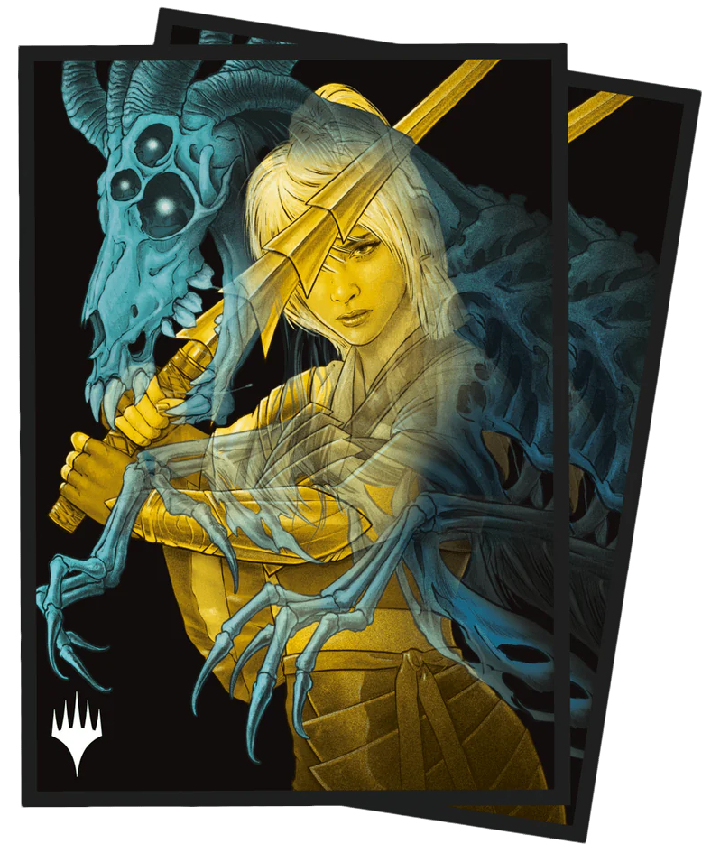 MtG Sleeves: Duskmourn - The Wandering Rescuer (Double Exposure Alt) (100) (Last Chance)