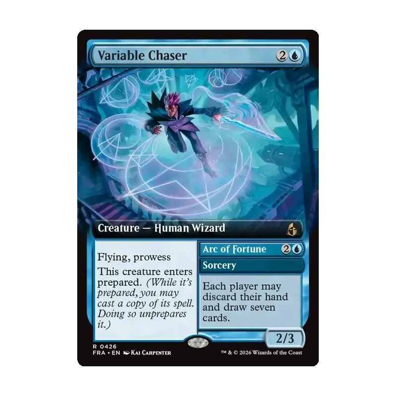 Variable Chaser // Arc of Fortune (Extended Art) - Reality Fracture (Near Mint)