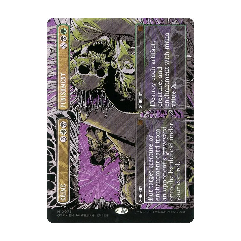 Crime // Punishment (Textured Foil) - Breaking News (Foil Near Mint)