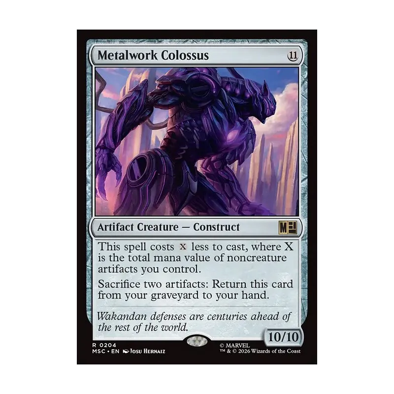 Metalwork Colossus | Marvel Super Heroes Commander MTG