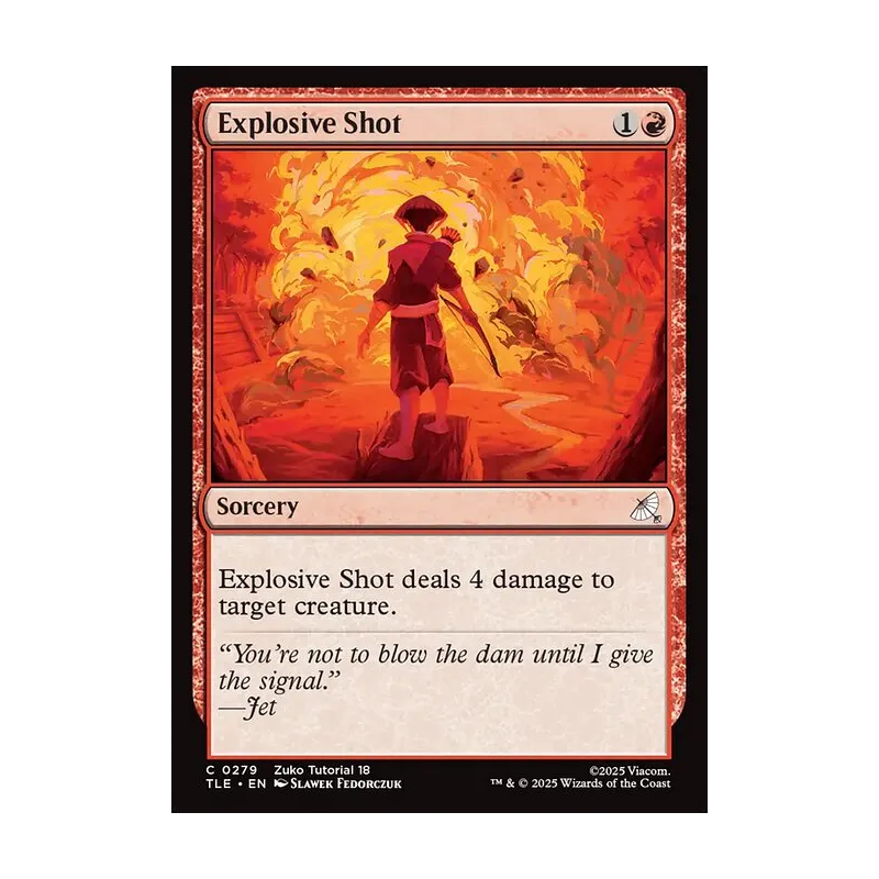 Explosive Shot (0279) - Avatar: The Last Airbender Eternal (Near Mint)