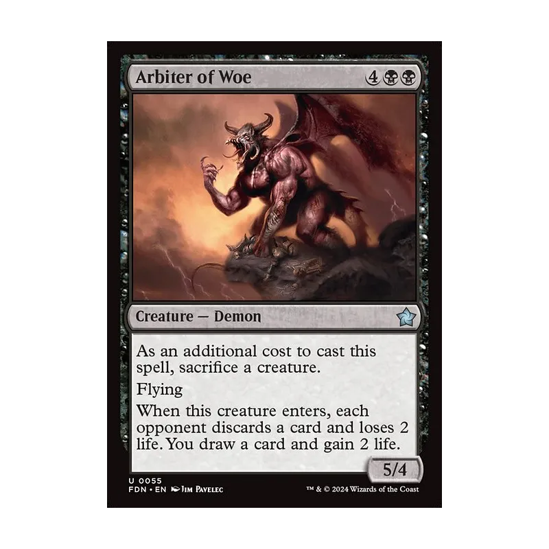 woe mtg cards Wilds of Eldraine Draft Booster Pack From the Timeshifted set. Arbiter of Woe | Foundations