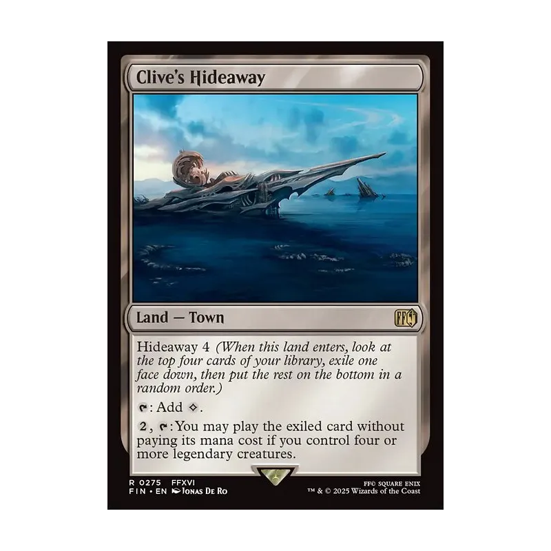 hideaway cards mtg Clive's Hideaway