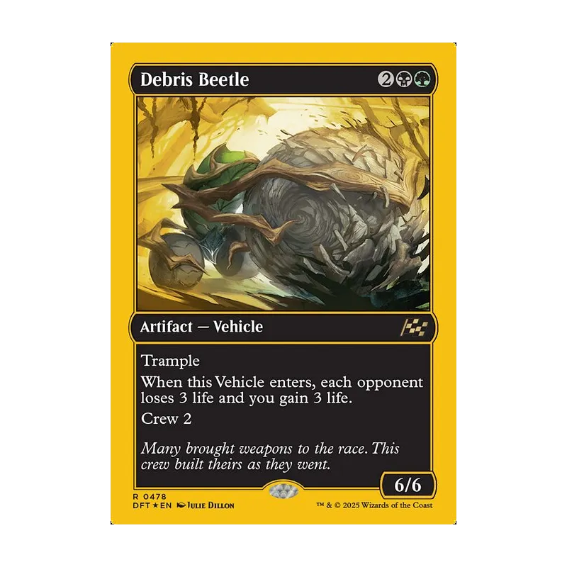 Debris Beetle (First-Place Foil) - Aetherdrift (Foil Near Mint)