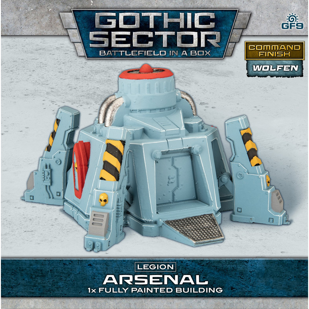 Battlefield in a Box: Gothic Sector - Legion Arsenal (Command Finish Wolfen) (Preorder)