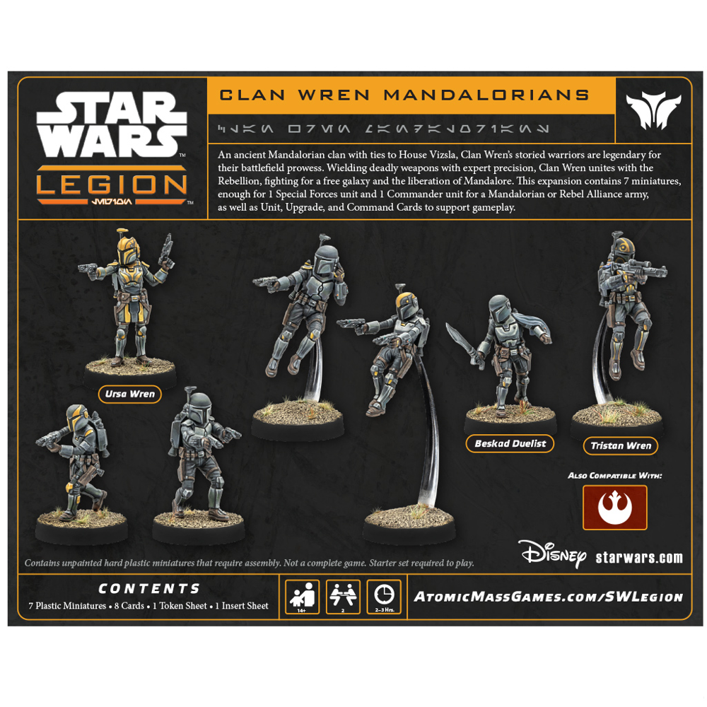Star Wars: Legion - Clan Wren Mandalorians (Preorder)