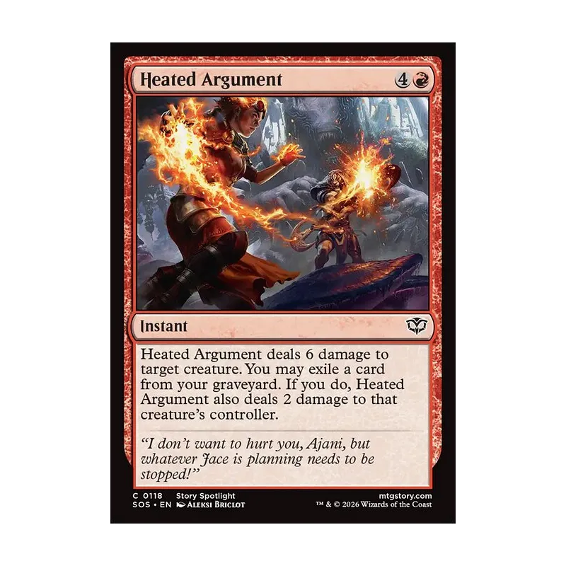 Heated Argument - Secrets of Strixhaven (Near Mint)