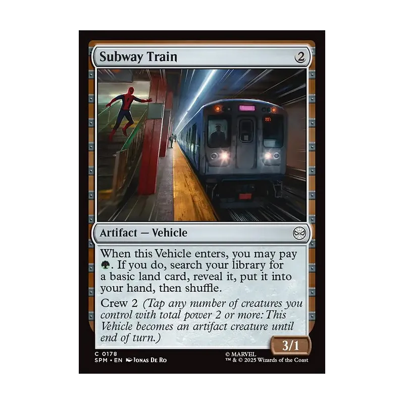 Subway Train - Marvel's Spider-Man (Near Mint)