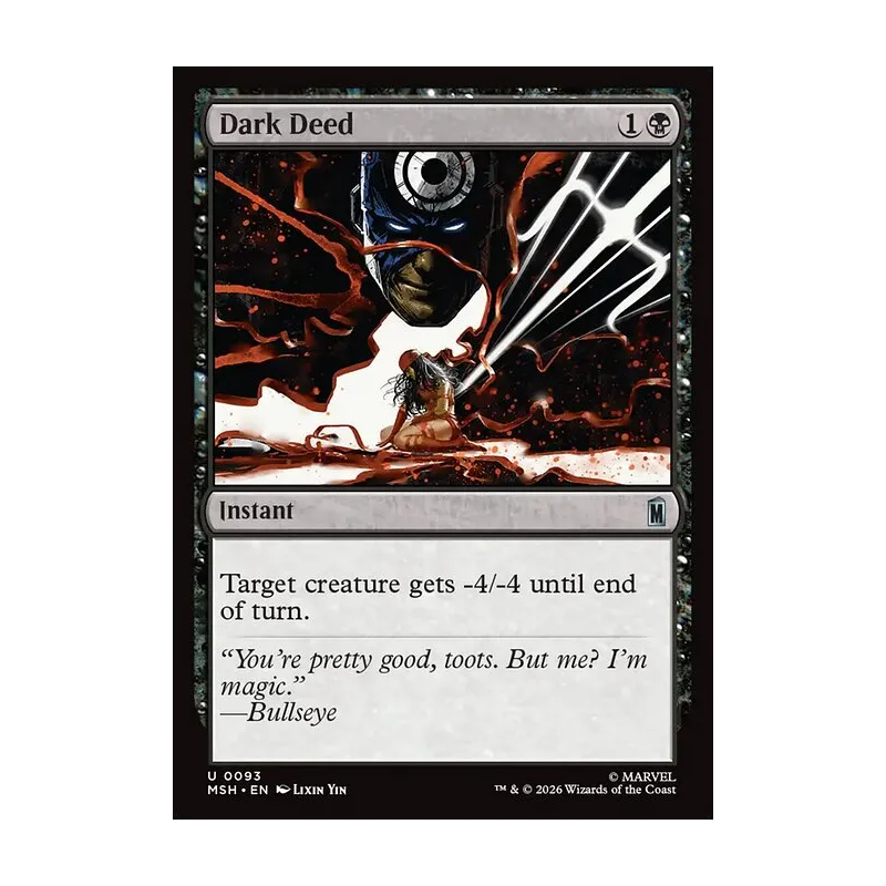 Dark Deed - Marvel Super Heroes (Near Mint)