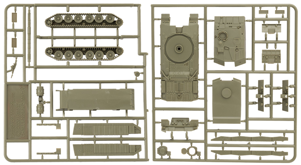 WWIII Team Yankee: British Starter Force - Challenger 2 Armoured Squadron (Preorder)