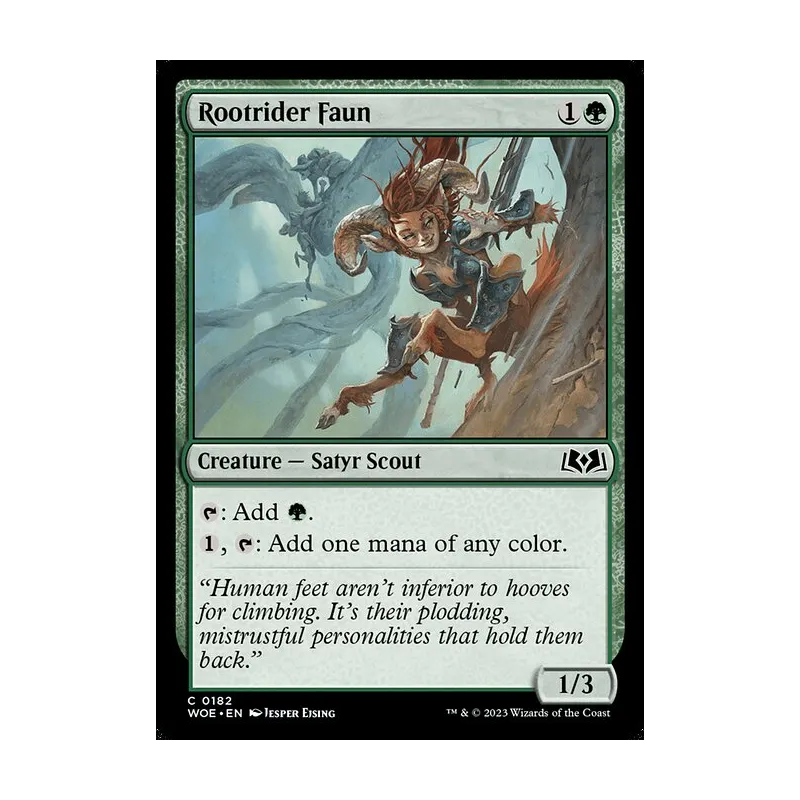 Rootrider Faun - Wilds of Eldraine (Near Mint)