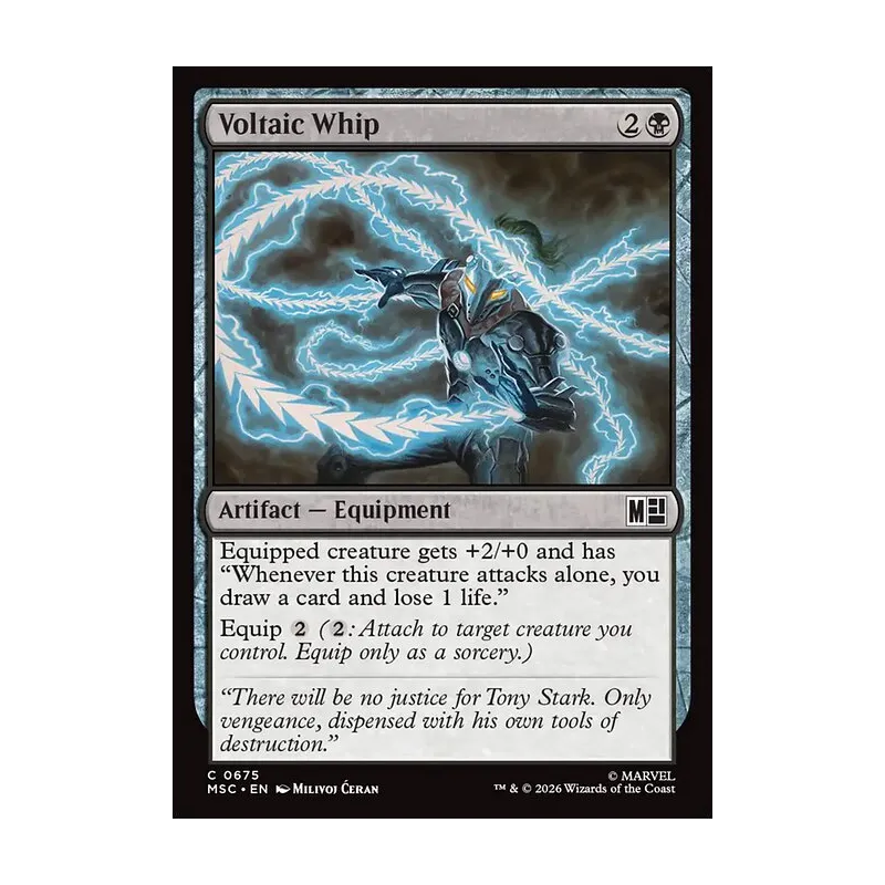 Voltaic Whip - Marvel Super Heroes Commander (Near Mint)