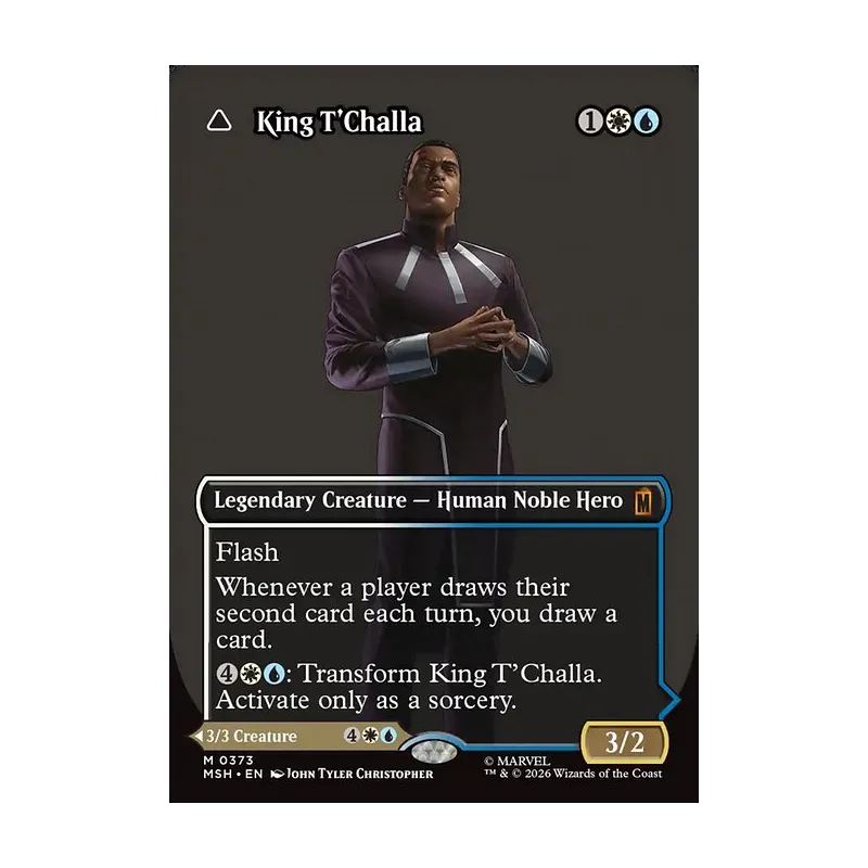 King T'Challa / Black Panther, Hope Enduring (Borderless) (0373) - Marvel Super Heroes (Near Mint)