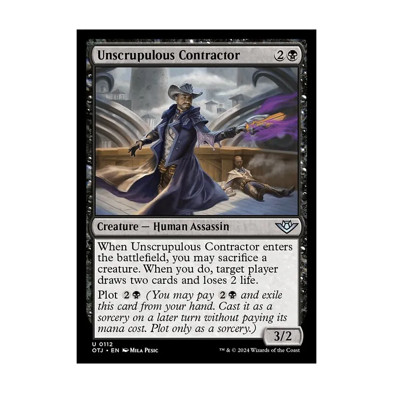 Unscrupulous Contractor - Outlaws of Thunder Junction (Near Mint)