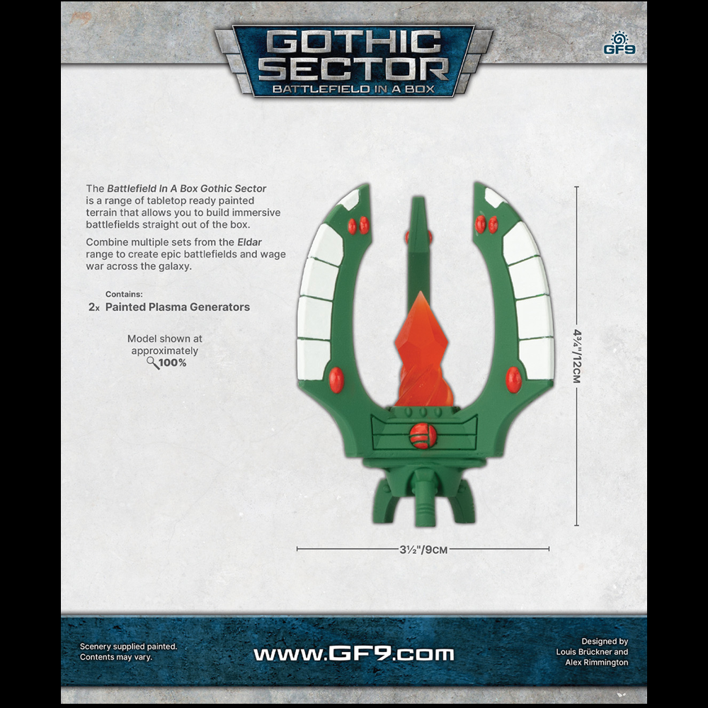 Battlefield in a Box: Gothic Sector: Eldar - Plasma Generators