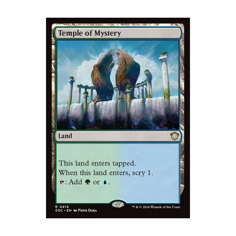 Temple of Mystery - Secrets of Strixhaven Commander (Near Mint)