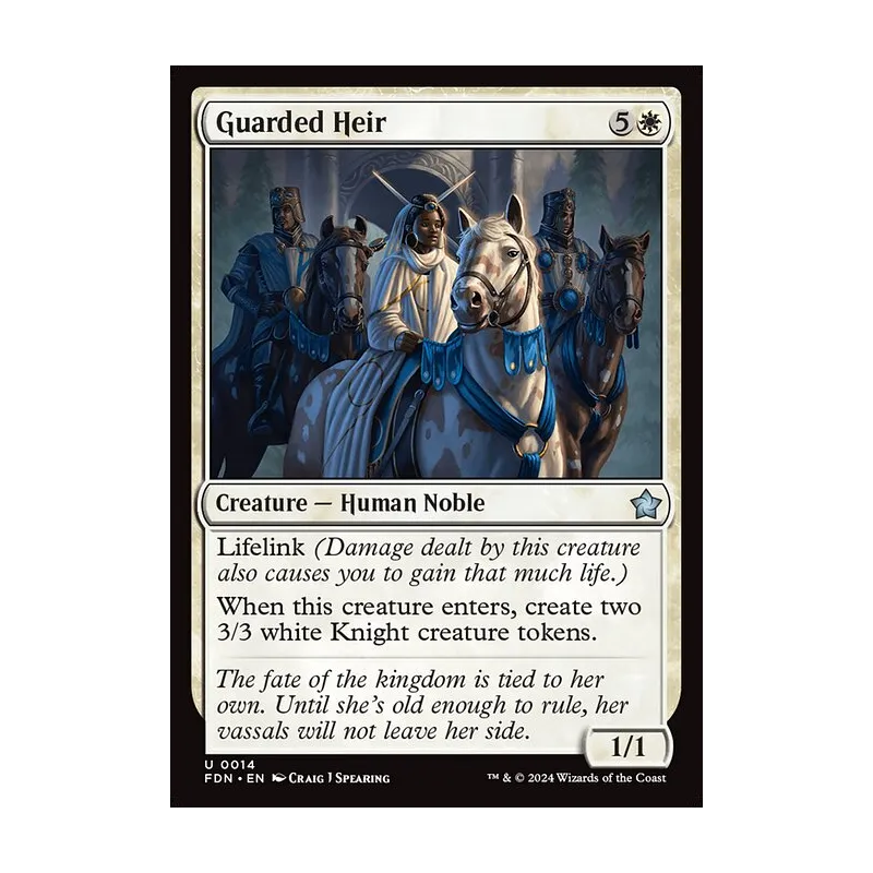 Guarded Heir - Foundations (Near Mint)