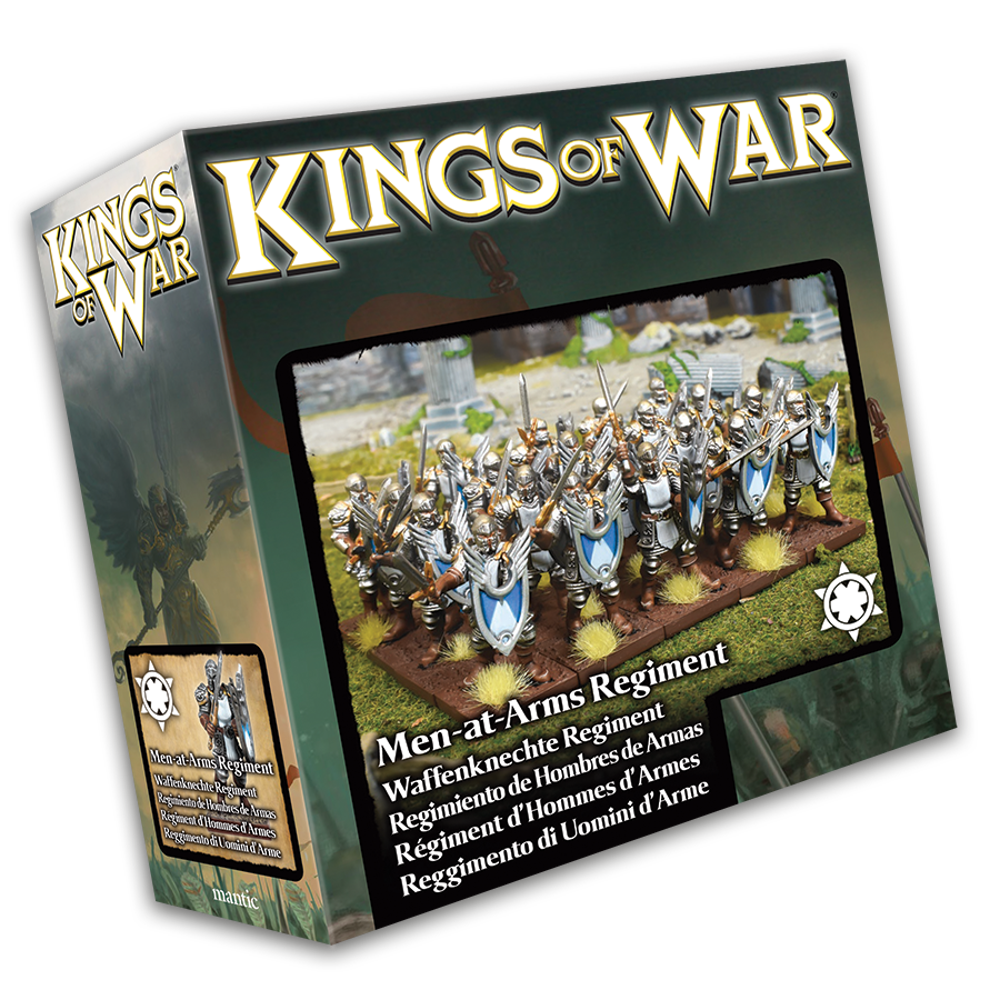 Kings of War: Basilean - Men-at-Arms Regiment (Preorder)