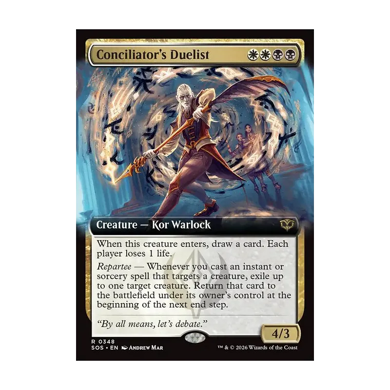Conciliator's Duelist (Extended Art) - Secrets of Strixhaven (Near Mint)