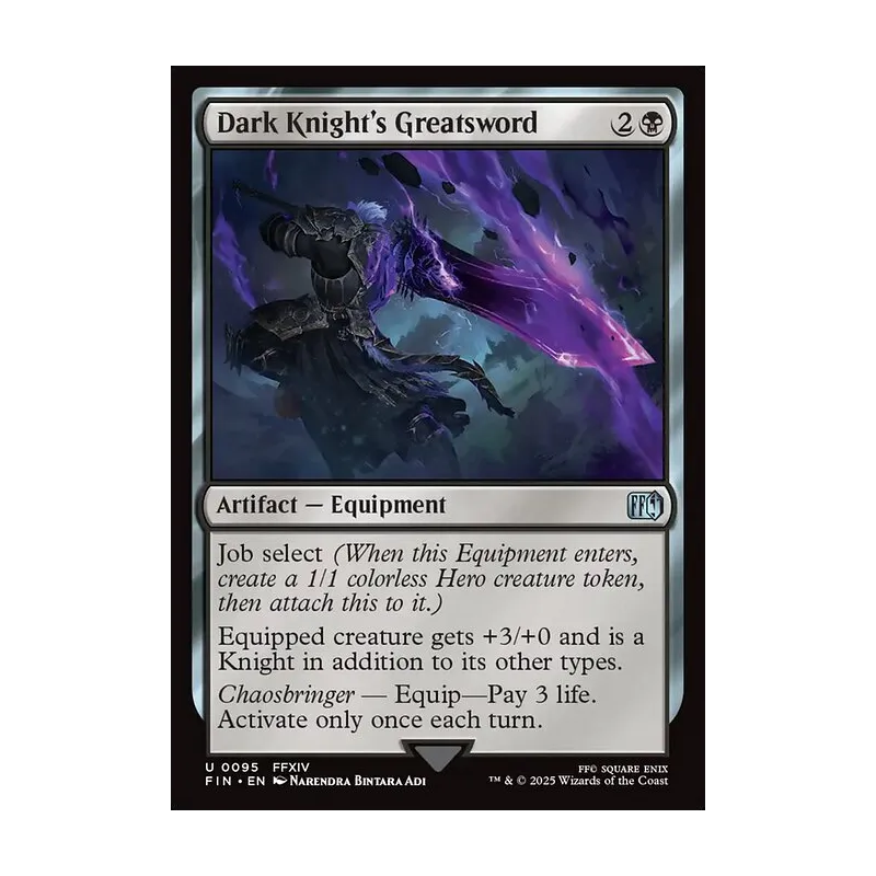 Dark Knight's Greatsword | Final Fantasy MTG
