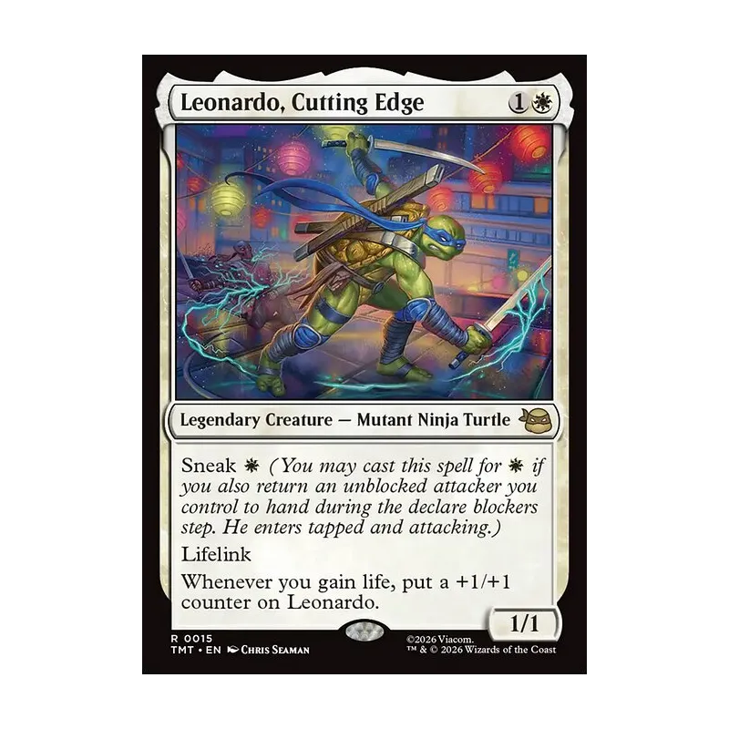 Leonardo, Cutting Edge |TMNT Ninja Turtles MTG