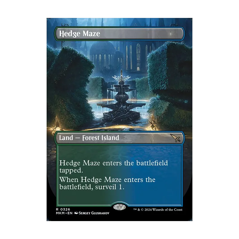 Hedge Maze (Borderless) - Murders at Karlov Manor (Near Mint)