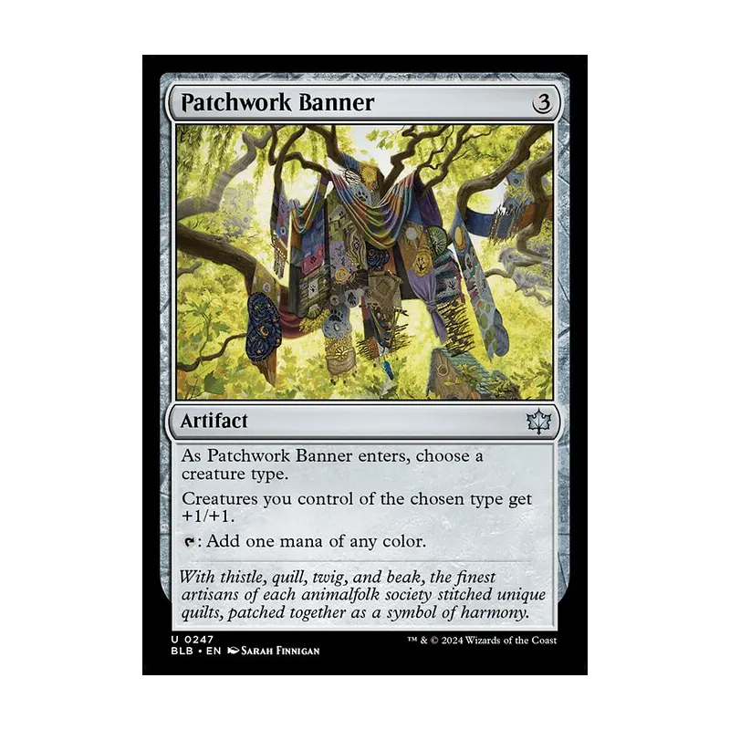 Patchwork Banner - Bloomburrow (Near Mint)