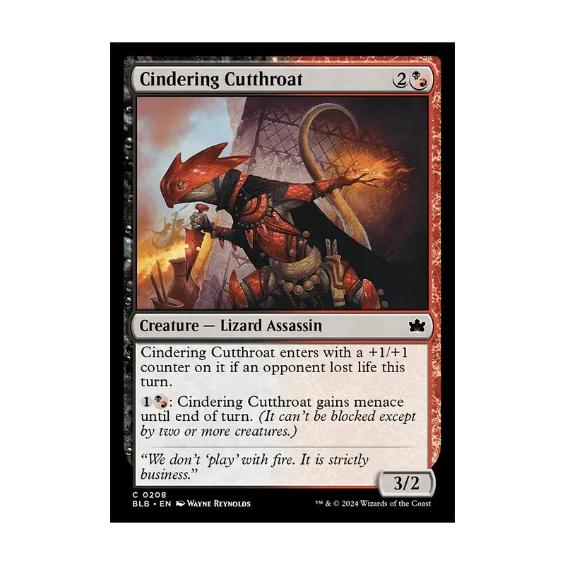 Cindering Cutthroat - Bloomburrow (Near Mint)