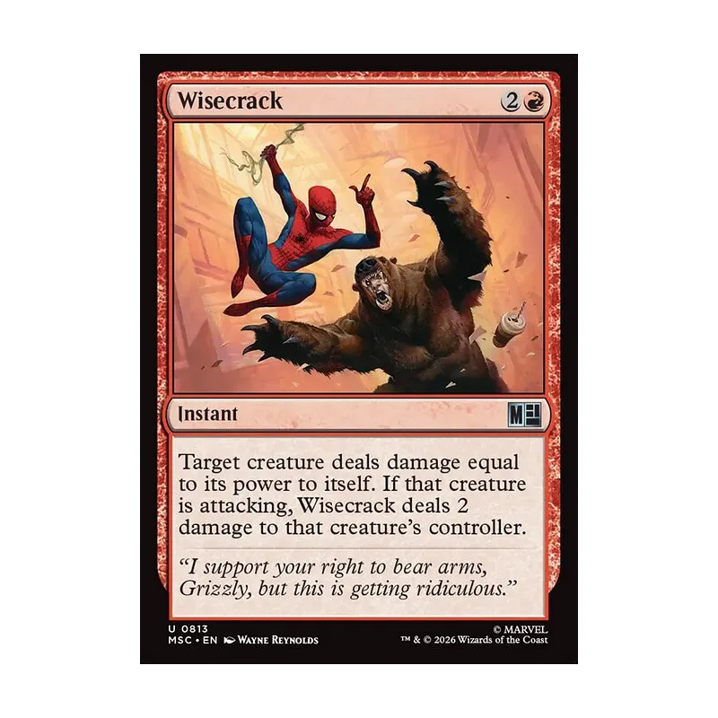 Wisecrack - Marvel Super Heroes Commander (Near Mint)