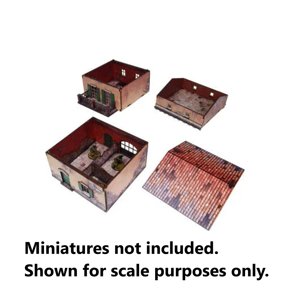 Bolt Action: Pre-Painted WW2 Italy - Balcony House
