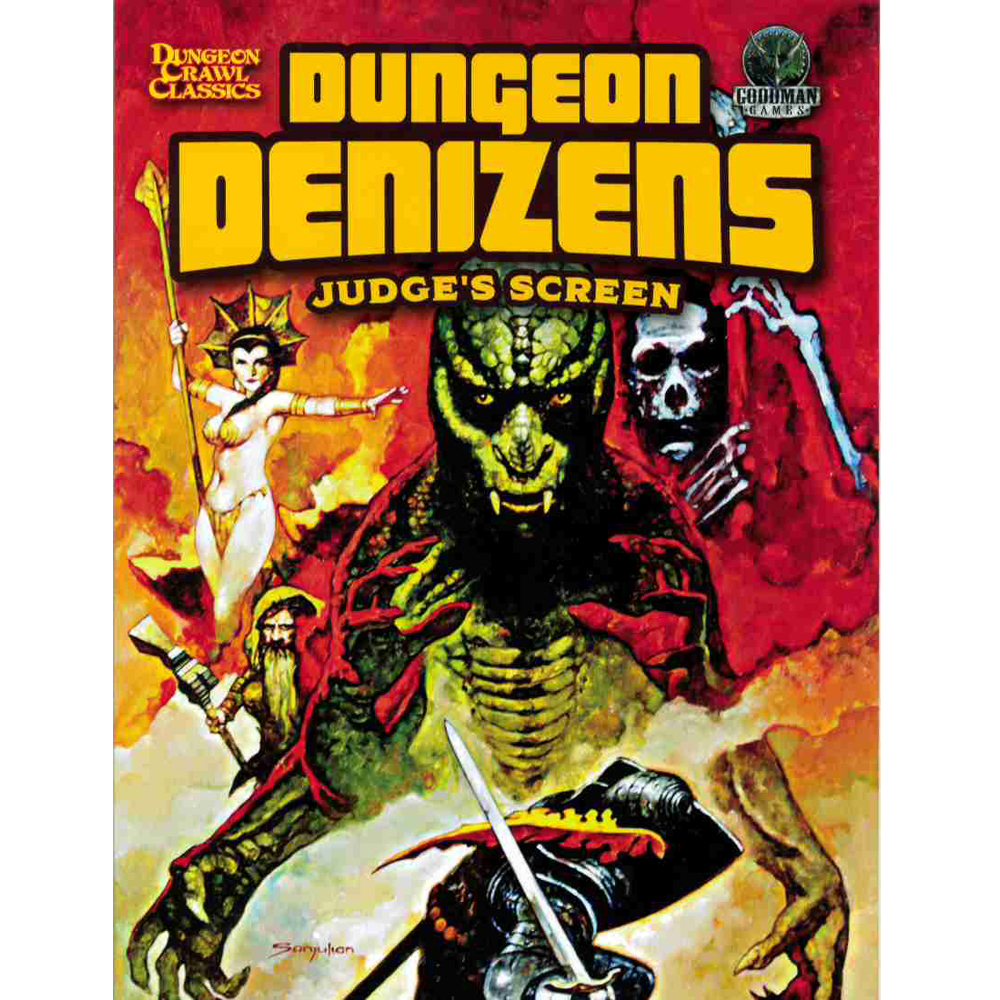 Dungeon Rpg Dungeon Crawl Classics RPG: Dungeon Denizens - Judge's Screen | RPGs ...