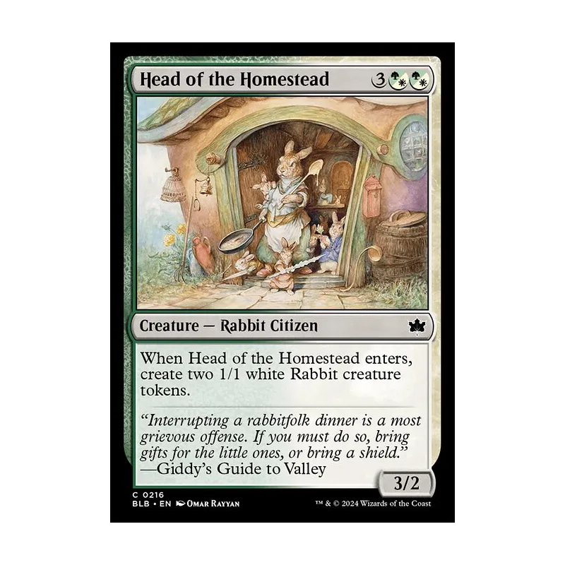 Head of the Homestead - Bloomburrow (Near Mint)