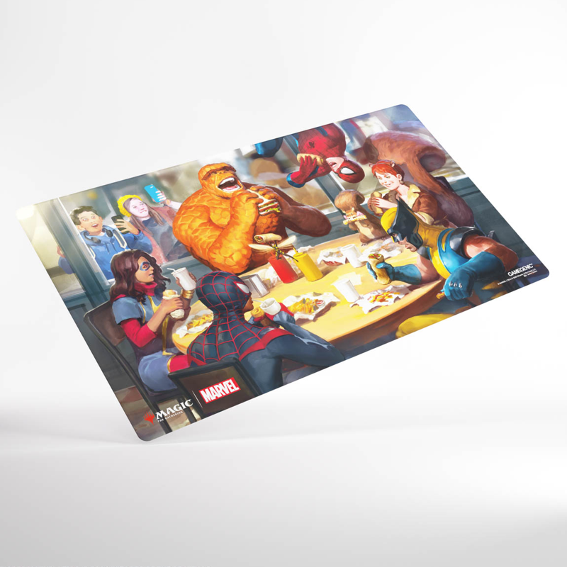MTG Prime Playmat: Marvel Super Heroes - Heroic Feast (New Arrival)