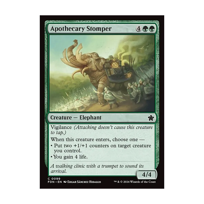 Apothecary Stomper - Foundations (Near Mint)