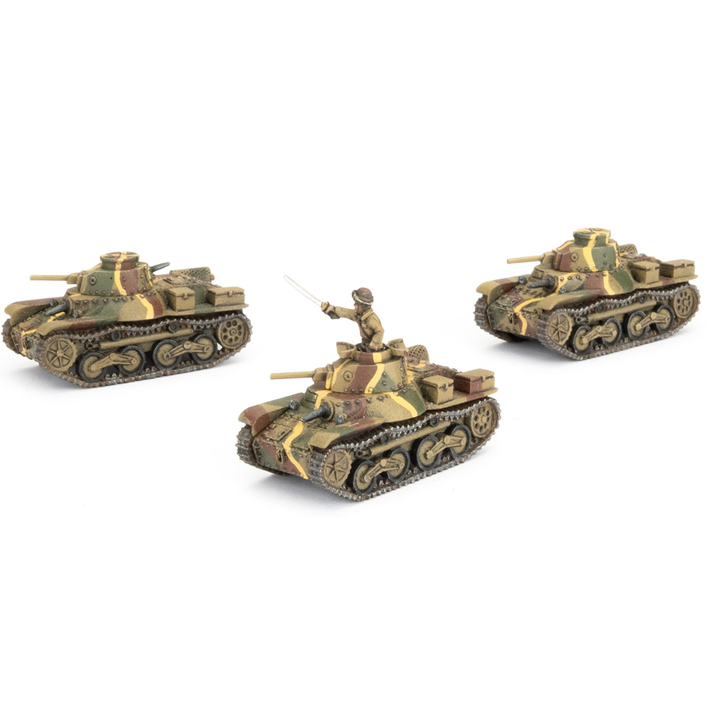 Flames of War WW2: Type 95 Ha-Go Tank Platoon