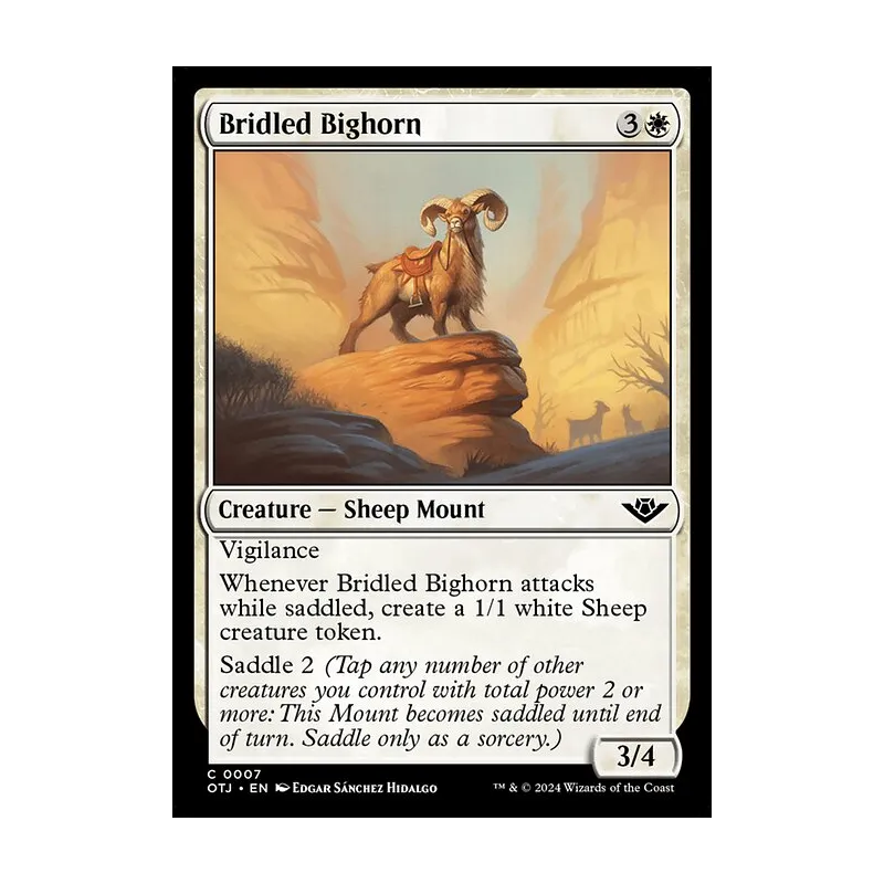 Bridled Bighorn - Outlaws of Thunder Junction (Near Mint)