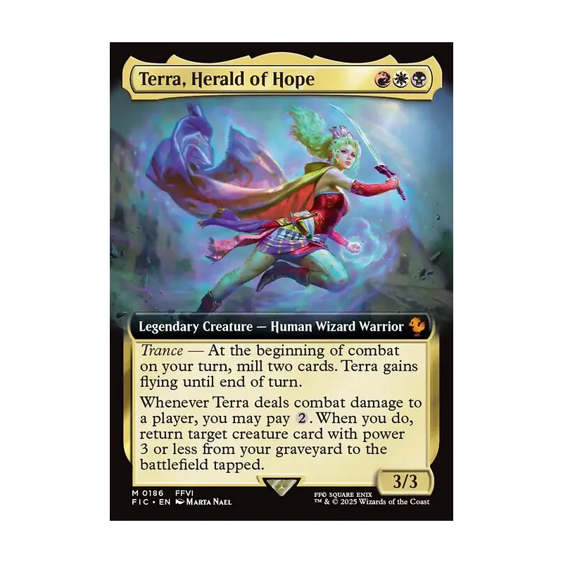 Terra, Herald of Hope (Extended Art) - Final Fantasy Commander (Near Mint)