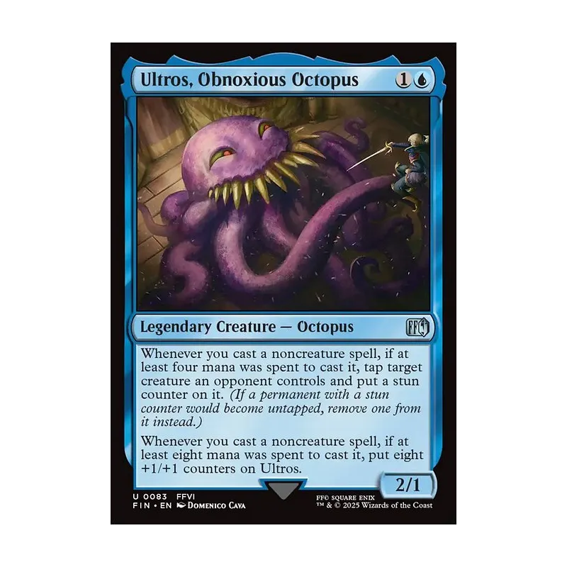 octopus mtg cards Token Print Untap it Ultros, Obnoxious Octopus | Final