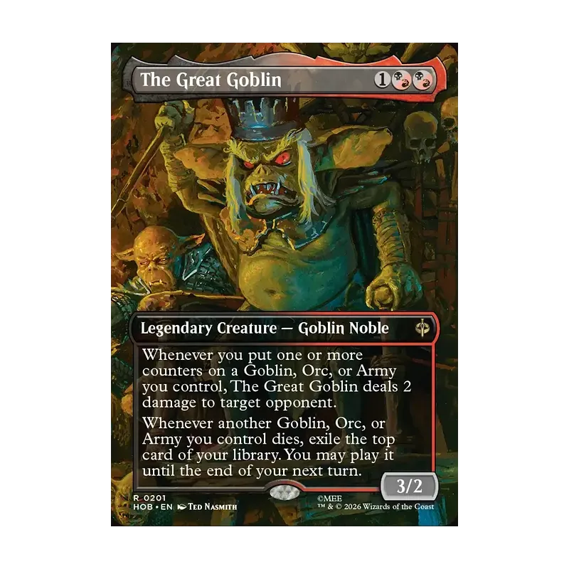 The Great Goblin (Borderless) - The Hobbit (Near Mint)