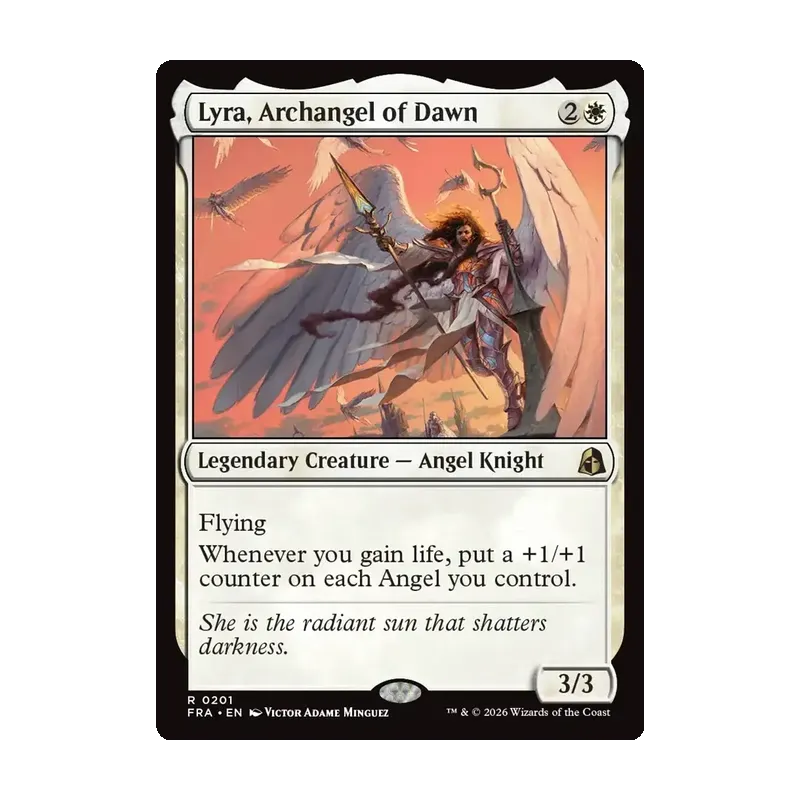 Lyra, Archangel of Dawn - Reality Fracture (Near Mint)