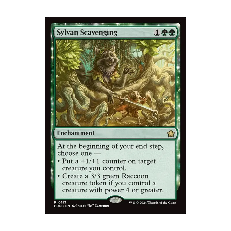 Sylvan Scavenging - Foundations (Near Mint)