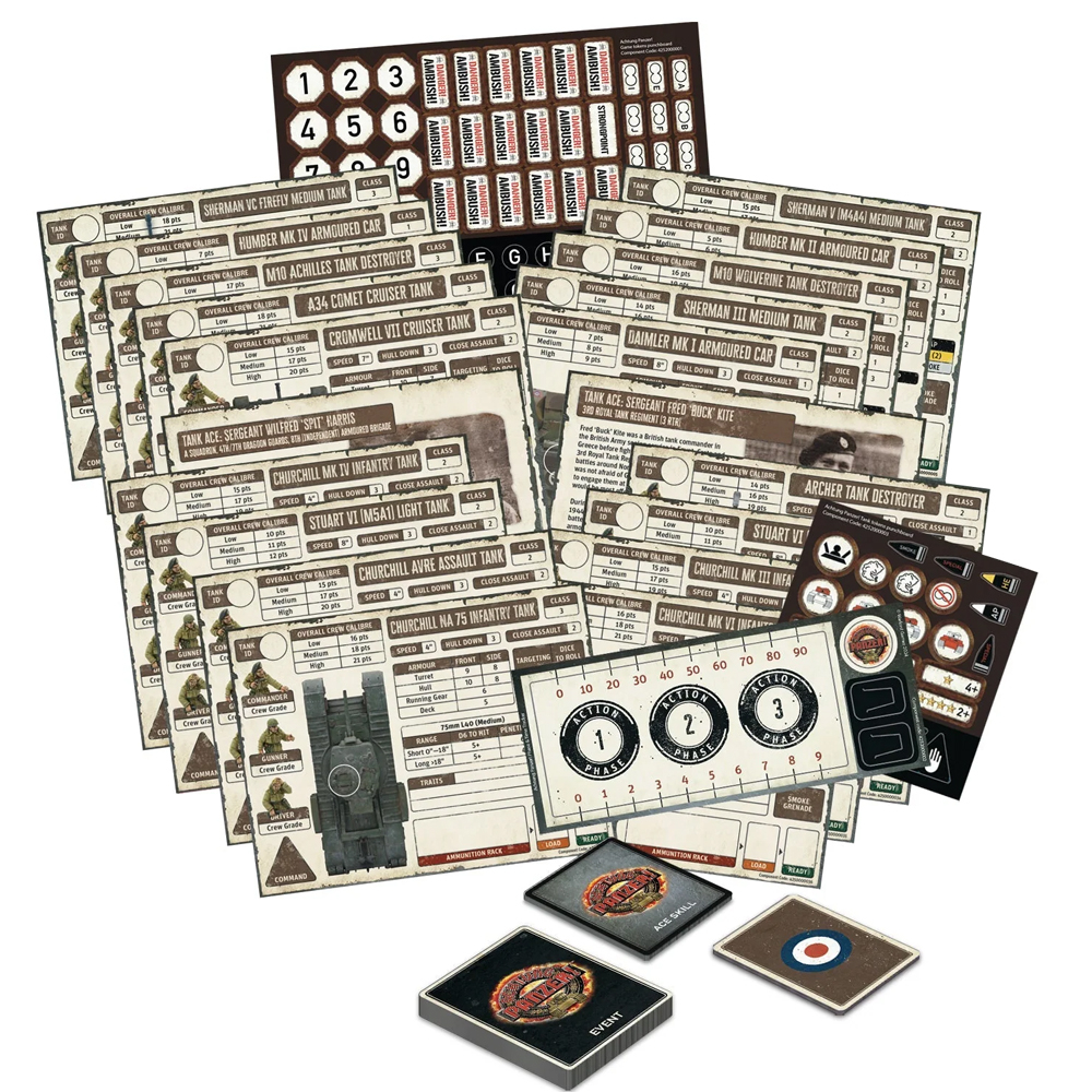 Achtung Panzer! British Card Bundle (Last Chance)