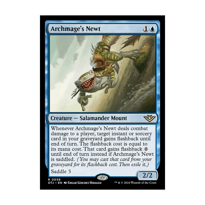 Archmage's Newt - Outlaws of Thunder Junction (Near Mint)