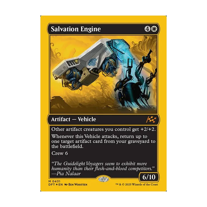 Salvation Engine (First-Place Foil) - Aetherdrift (Foil Near Mint)